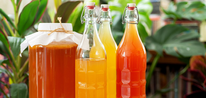 Bouteilles de boissons / jus